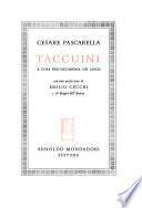 Opere di Cesare Pascarella: Taccuini