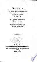 Opere di Filippo Baldinucci
