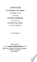Opere di Filippo Baldinucci