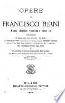Opere di Francesco Berni