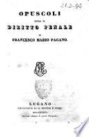 Opere di Francesco Mario Pagano