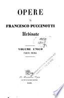 Opere di Francesco Puccinotti Urbinate