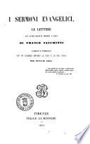 Opere di Franco Sacchetti