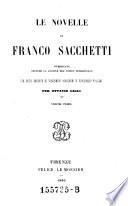 Opere di Franco Sacchetti