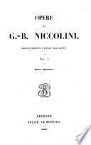 Opere di G.-B. Niccolini