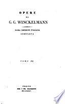 Opere di G.G. Winckelmann