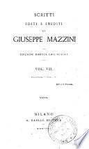 *Opere di G. Mazzini