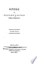 Opere di Galileo Galilei ...