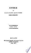 Opere di Galileo Galilei ...