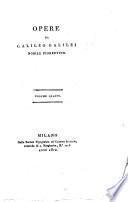 Opere di Galileo Galilei nobile fiorentino. Volume primo [-decimoterzo]