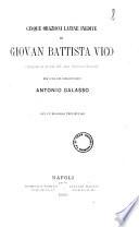 Opere di Giambattista Vico