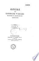Opere di Giorgio Vasari, pittore e architetto Aretino