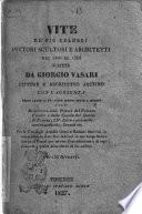 Opere di Giorgio Vasari pittore e architetto aretino volume primo [-13.]