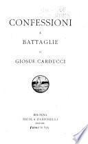 Opere di Giosuè Carducci: Confessioni e battaglie