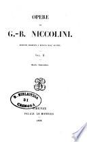Opere di Giovan-Batista Niccolini ; edizione ordinata e rivista dall'auto re