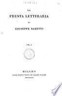 Opere di Giuseppe Baretti