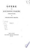 Opere di Giuseppe Parini: Prose scelte