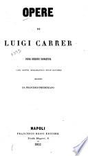 Opere di Luigi Carrer