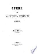 Opere di Malatesta Strinati
