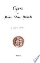 Opere di Matteo Maria Boiardo