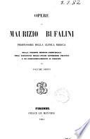Opere di Maurizio Bufalini