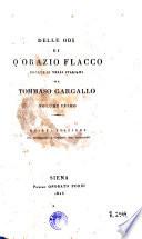 Opere di Q. Orazio Flacco
