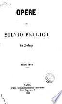 Opere di Silvio Pellico da Saluzzo