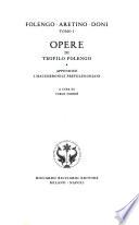 Opere di Teofilo Folengo