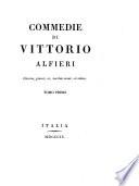Opere di Vittorio Alfieri: Commedie