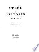 Opere di Vittorio Alfieri: Versione di Virgilio