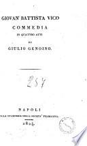Opere drammatiche di Giulio Genoino