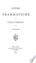 Opere drammatiche