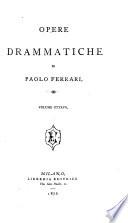 Opere drammatiche