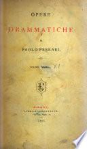 Opere drammatiche