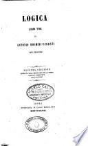Opere edite e inedite dell'abate Antonio Rosmini-Serbati