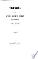 Opere edite e inedite dell'abate Antonio Rosmini-Serbati