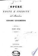 Opere edite e inedite