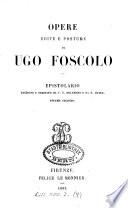 Opere edite e postume