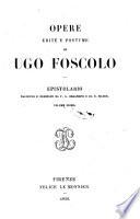 Opere edite e postume
