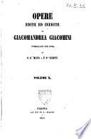 Opere edite ed inedite di Giacomandrea Giacomini