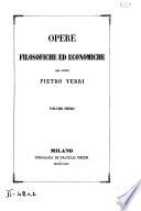 Opere filosofiche ed economiche