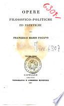 Opere filosofico-politiche ed estetiche