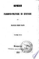 Opere filosofico-politiche ed estetiche