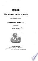 Opere in prosa e in versi: Discorsi sulla pretesa riforma dell'eloquenza sacra