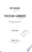 Opere inedite di Vincenzo Gioberti