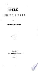 Opere inedite or rare di Pietro Colletta