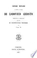 Opere minori in verso e in prosa