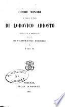 Opere minori in verso e in prosa