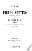 Opere, ordinate ed annotate per Massimo Fabi precedute da un discorso intorno alla vita dell'autore ed al suo secolo