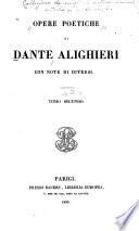 Opere poetiche di Dante Alighieri: La Divina Commedia: Purgatorio. Paradiso